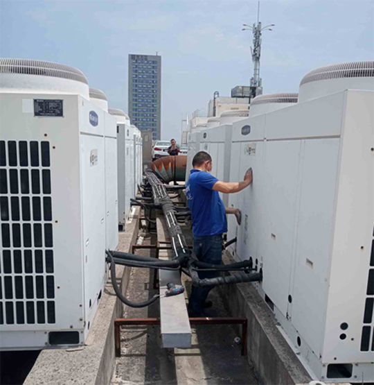 安源中央空调制热和不制冷系统维修方法